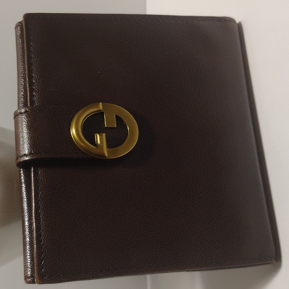Gucci Brown Wallet with Gold Logo - Picture 2 of 8
